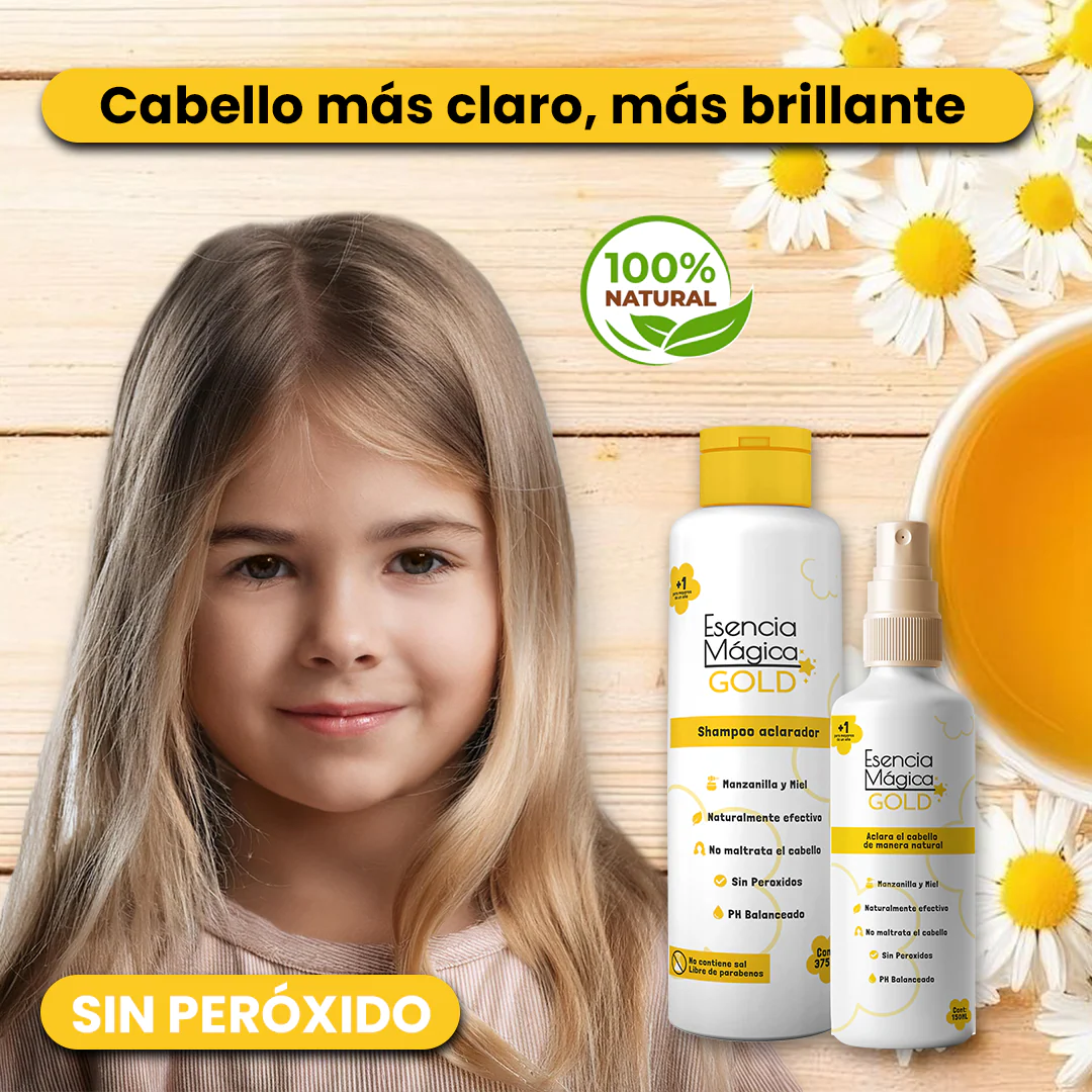 Kit Gold Esencia Aclaradora Kids